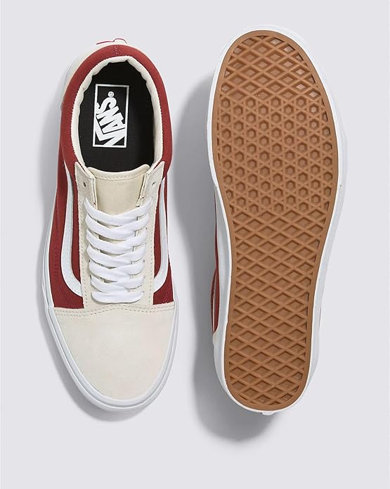 Vans Old Skool Canvas Suede Sneakers Fired Brick Men - 507698