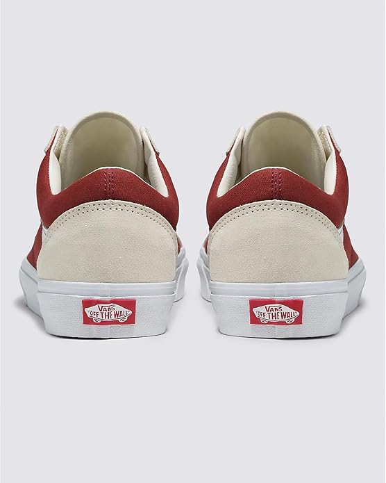 Vans Old Skool Canvas Suede Sneakers Fired Brick Men - 507698