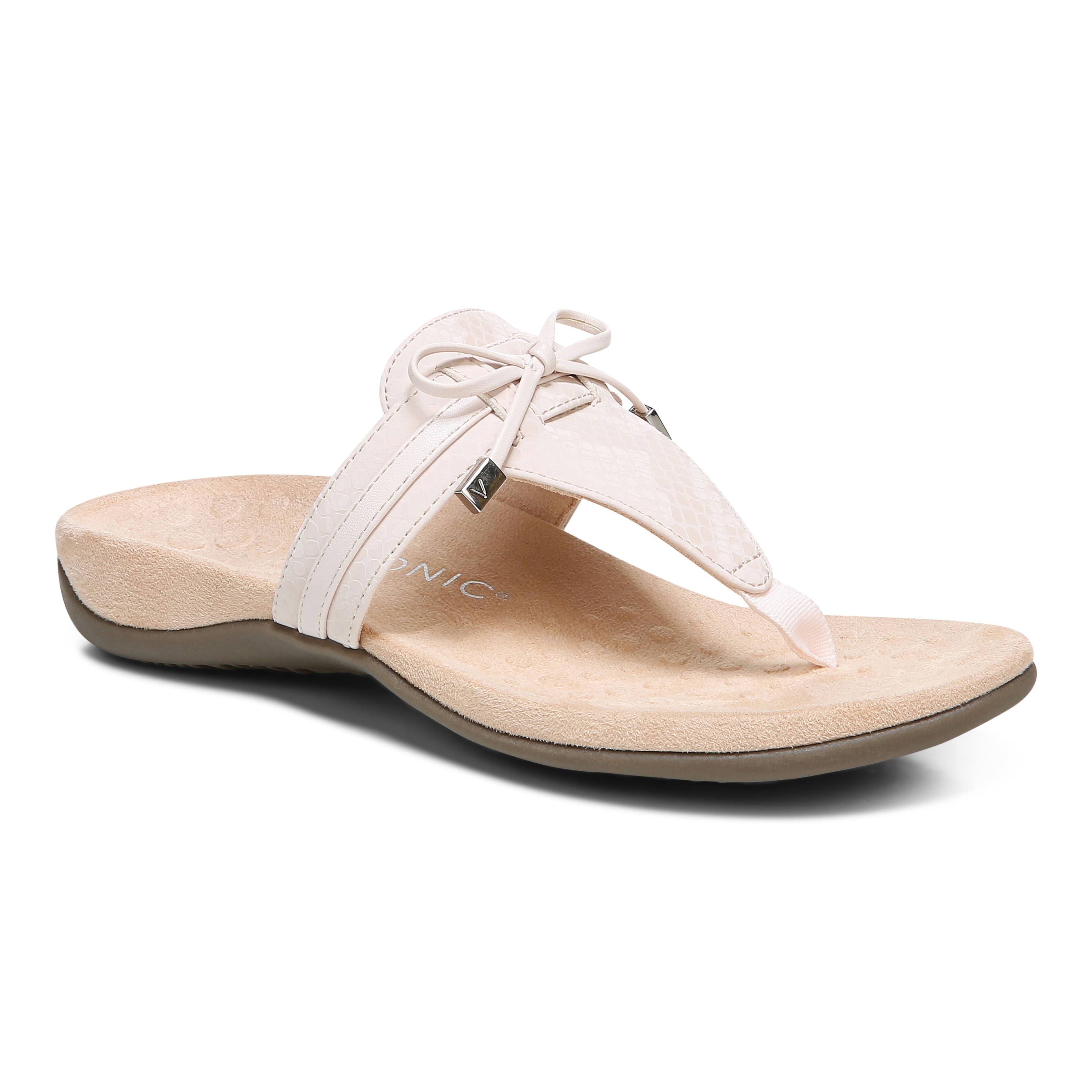 Vionic Amaya Women's Thong White Sandals