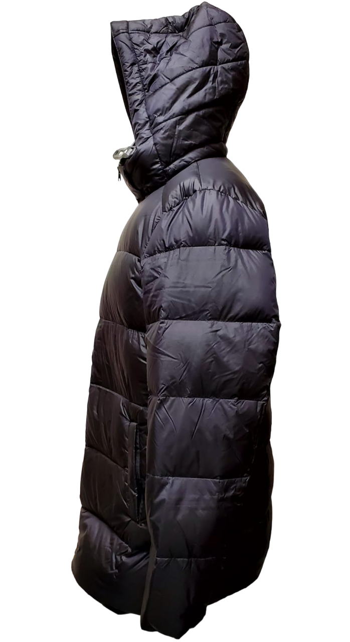 Land End Women's Down Puffer Jacket - Black