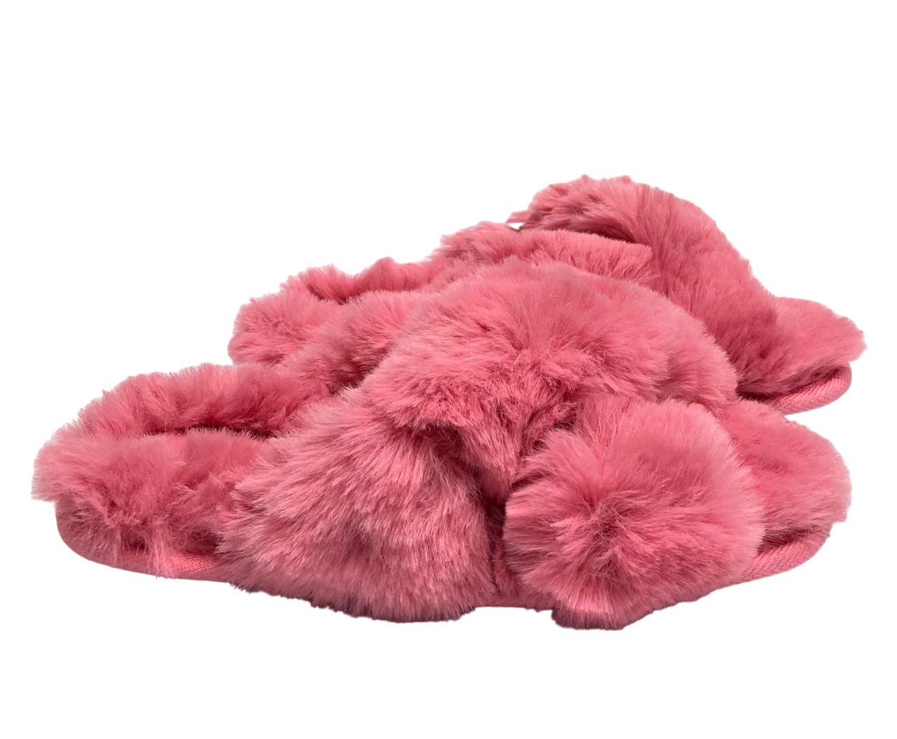 Kids warm slippers pink