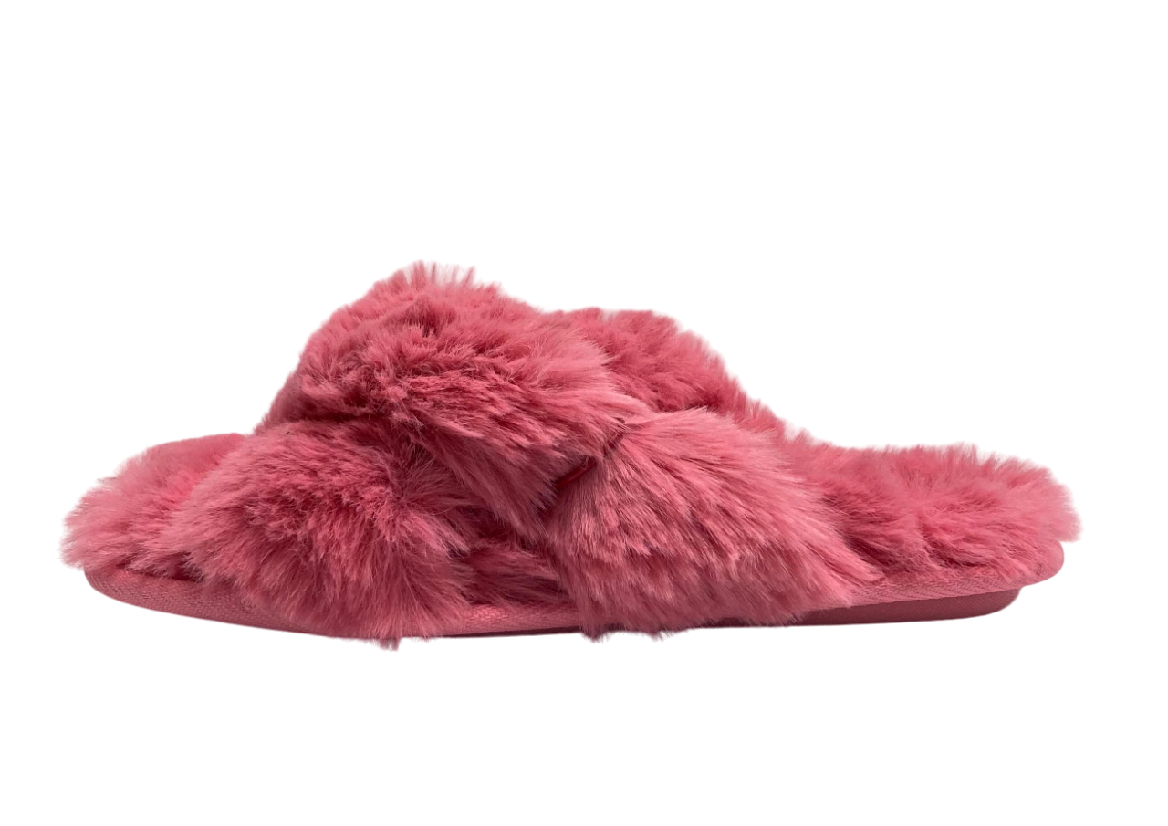 Kids warm slippers pink