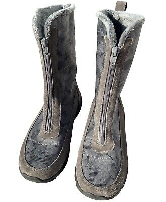 Lands End Women's All Weather long grey Boots