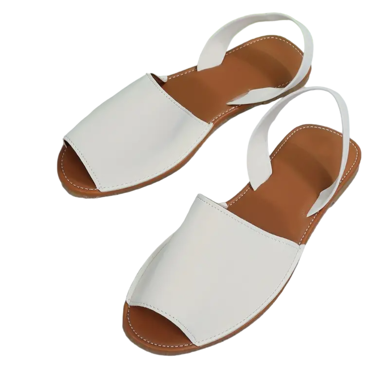 Women's  Peep Toe Flat Sandals