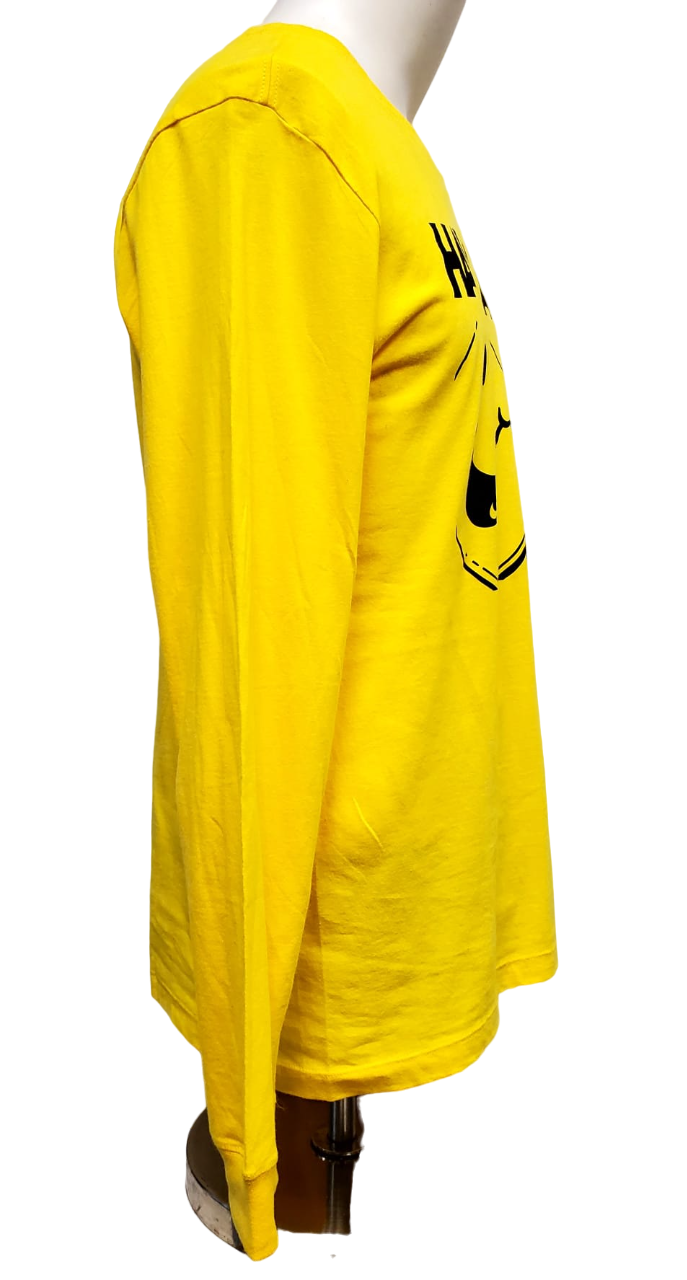 Nike Men's LS Yellow HAVE A NIKE DAY Shirt FN8569-749