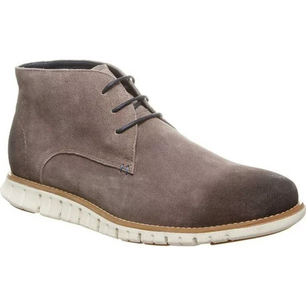 Bearpaw Men's Gabe Chukka Boot Gray II Cow Suede