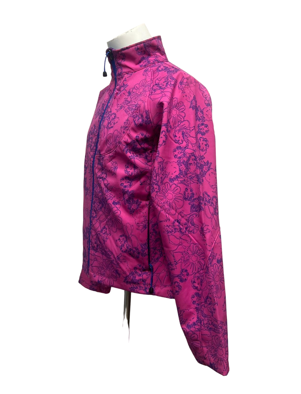 GP Jacket Women's Pink and Blue Flowers