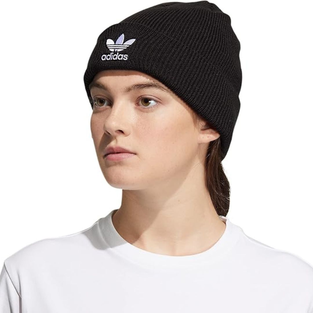 Adidas Women's Trefoil Beanie White/Black