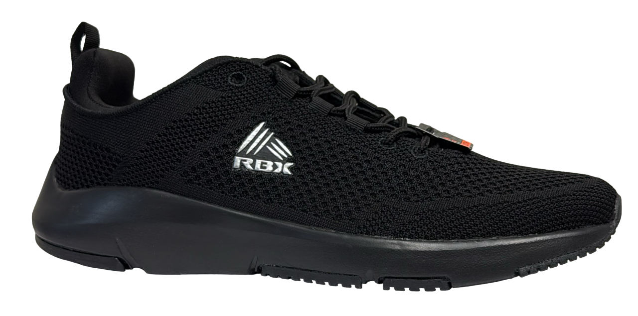 RBX Live Life Active Wide Width all Black Shoes EF11699