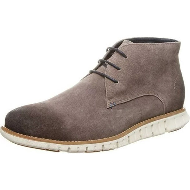 Bearpaw Men's Gabe Chukka Boot Gray II Cow Suede