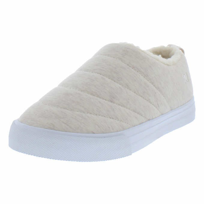 Zuecos sin cordones Hurley Arlo Puff en beige natural para mujer