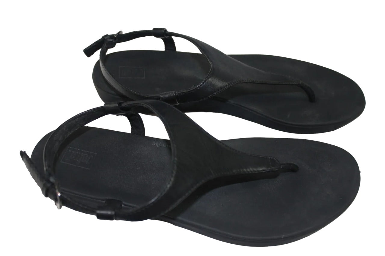 Fitflop Iqushion Comfort Technology Black Flipflops