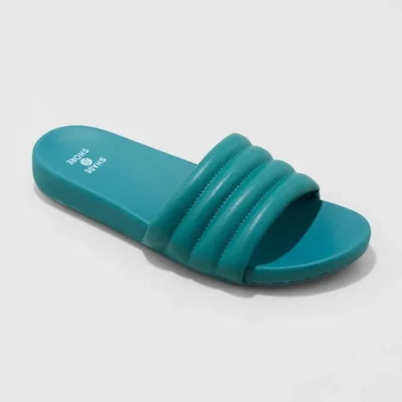 Shade & Shore Women's Kendra Dark Teal Sandals