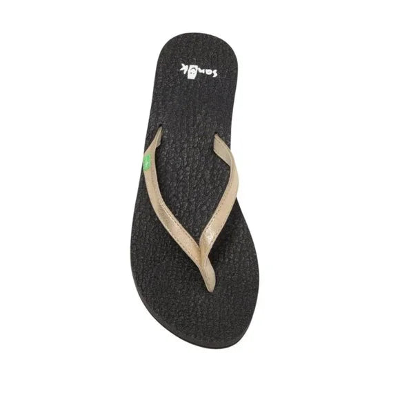 Women's Sanku Metallic Yoga Spree 4 Flip Flop Sandals