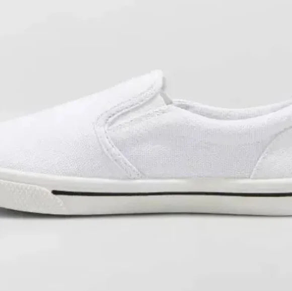 Kids' Slip-On Sneakers White - Cat & Jack NWT