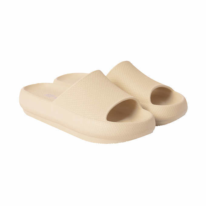 32 Degree Cool Unisex Cushion Slides Tan