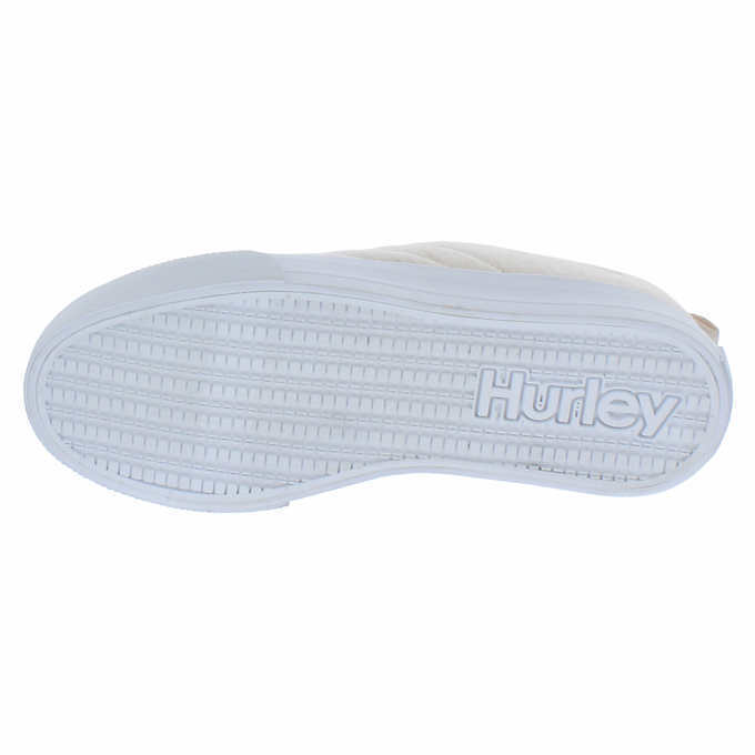 Zuecos sin cordones Hurley Arlo Puff en beige natural para mujer