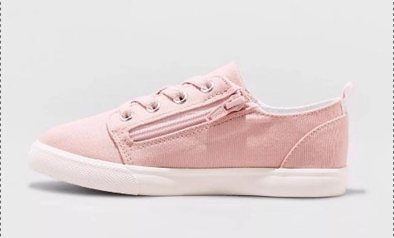 C&J Lucian Big Girl's Slip On Comfort Sneaker- Blush Pink  Kid's