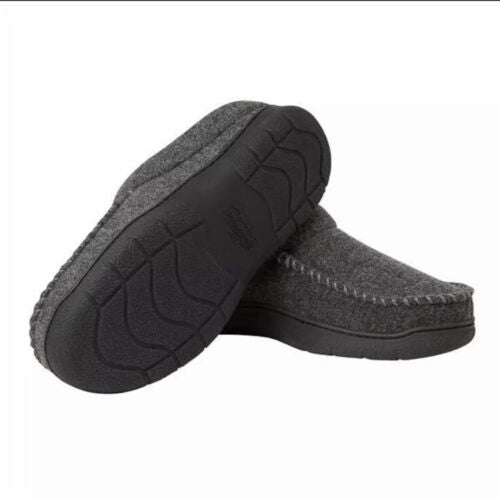 Sabot à bout mocassin perforé en microsuède Brendan pour homme de Dearfoam, gris